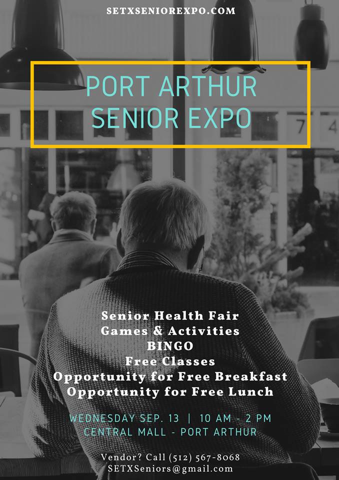 health fair Port Arthur, health fair Houston, senior events Texas, Port Arthur Senior Expo