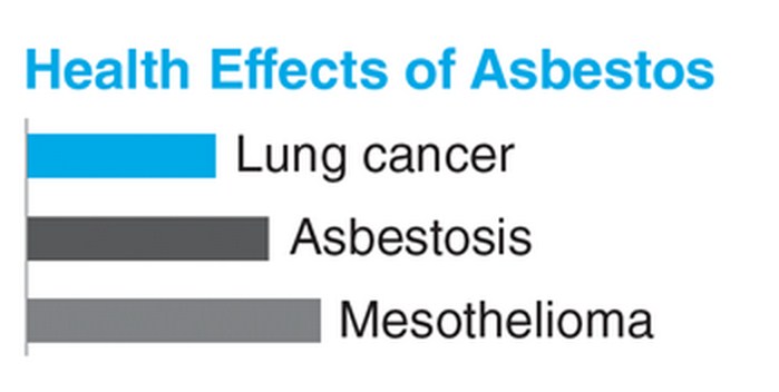 asbestos effects, asbestos health risk, asbestos and lung cancer, asbestos and mesothelioma
