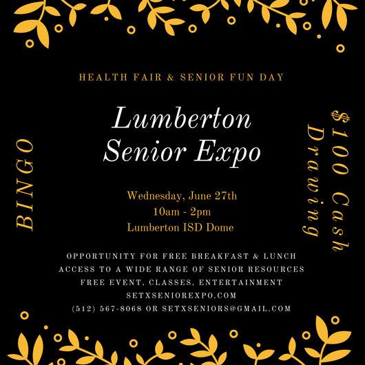 health fair Lumberton TX, Hardin County Health Fair, senior events Texas, senior events Houston TX, senior events East Texas, SETX health fair