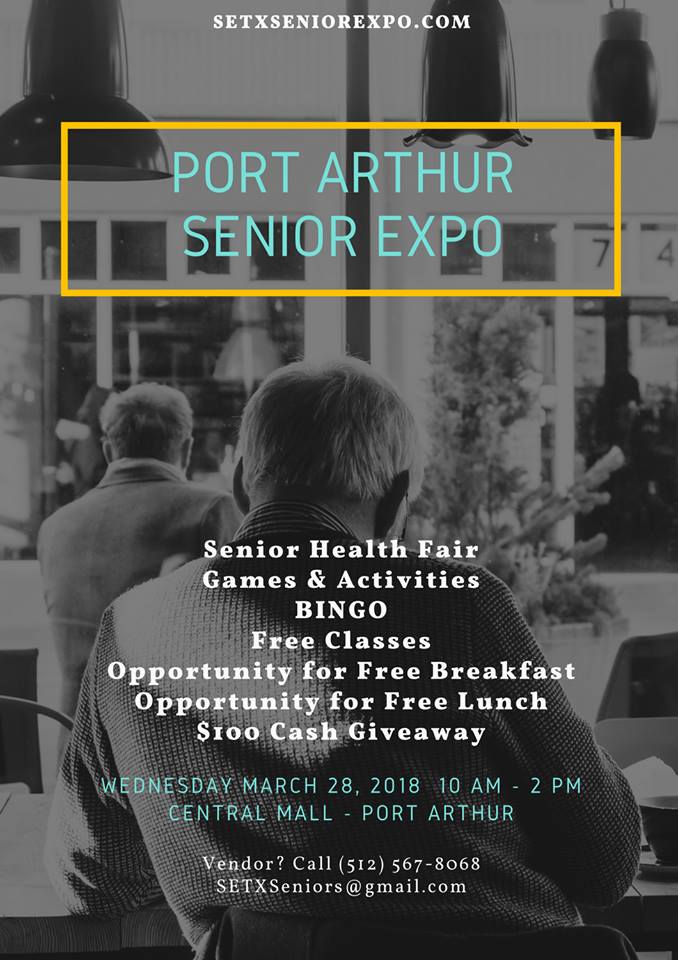 Port Arthur Senior Expo, Mid County Health Fair, Central Mall Senior Expo, Central Mall Health Fair